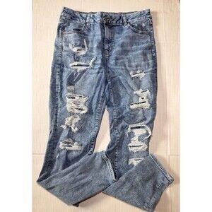 American Eagle Hi-Rise Jegging Ne(x)t Level Stretch Distressed Size 16 Long